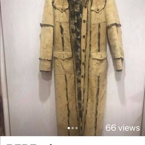 Bebe jacket long fur